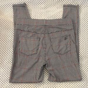 Seven7 Black and White Plaid Leggings